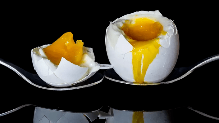 Soft-boiled eggs on a diet